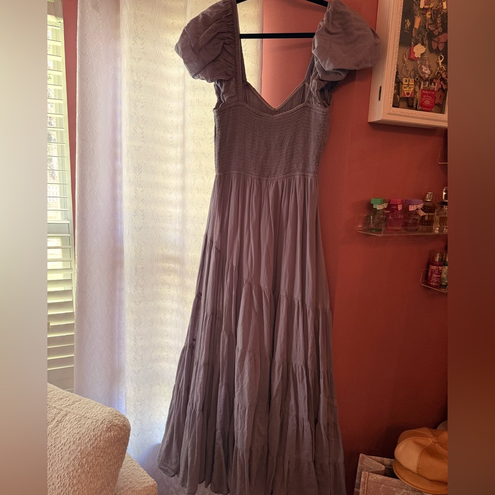 Free People Short Sleeve Sundrenched Maxi Dress - Picture 2 of 6